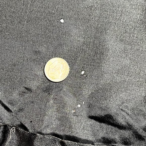 Antique Victorian Fortune Teller Topper Dress Top Black Satin Beaded & Tassels - Picture 15 of 16